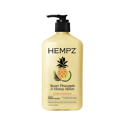 Hempz Sweet Pineapple & Honey Melon Moisturizing Skin Lotion, Natural Hemp Seed Herbal Body Moisturizer with Jojoba, Natural Extracts, Vitamin A and E, 17 oz 🍁 All In One Marketplace Canada