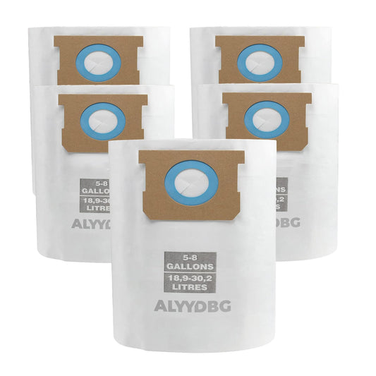 ALYYDBG for Shop Vac Bags 5-8 Gallon, Type E 90661 9066133, Type H 90671 9067133; VF2004, VHBS VDBS Disposable Vacuum Collection Filter Bags 5 Pack 🍁 All In One Marketplace Canada