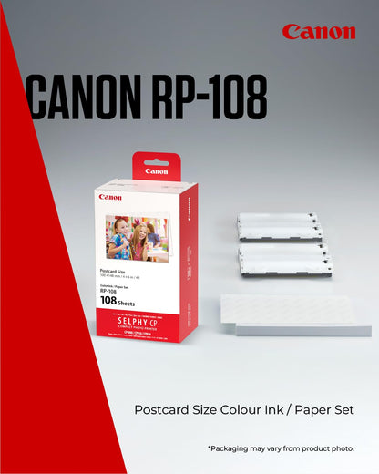 Canon RP-108 Ink/Paper Set Postcard Size - 108 Prints 🍁 All In One Marketplace Canada
