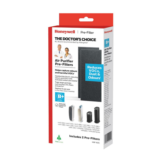 Honeywell HRF-B2C Household Gas & Odour Reducing Replacement Pre-Filter (B) for Air Purifiers 🍁 All In One Marketplace Canada