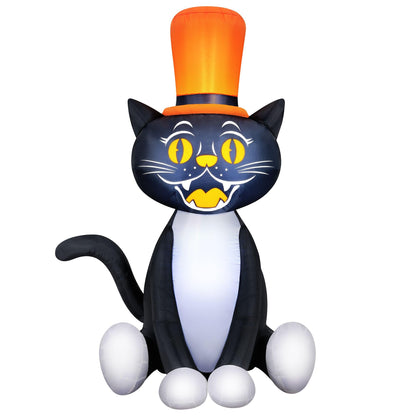 Occasions Halloween 5 Foot Inflatable Black Cat with Top Hat
