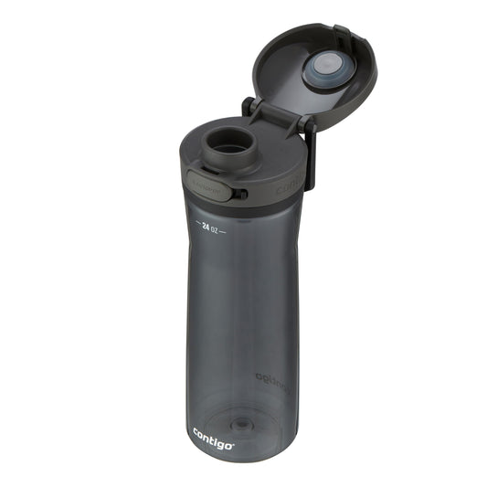 Contigo Jackson 2.0 Tritan Water Bottle with Leak-Proof AUTOPOP Locking Lid, BPA-Free Plastic, Dishwasher Safe, Licorice, 24 oz (709 mL) 🍁 All In One Marketplace Canada
