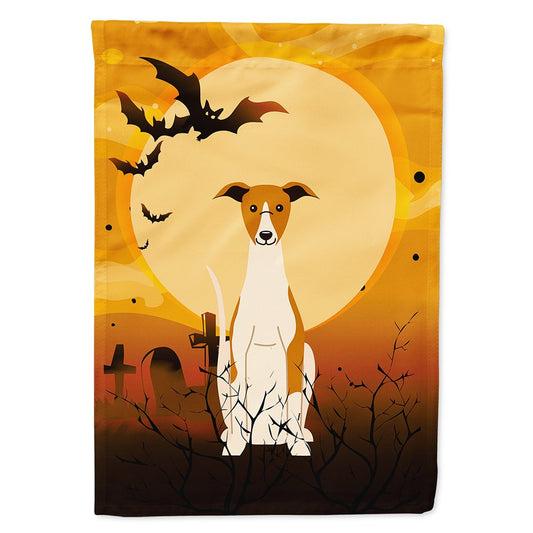 Caroline's Treasures BB4365CHF Halloween Whippet Flag Canvas House Size, Large, Multicolor