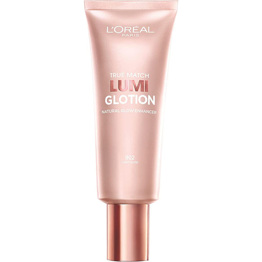 L’Oréal Paris True Match Lumi Glotion, Highlighter, Natural Glow Enhancer for Face & Body, Makeup, Instantly Hydrates and Illuminates Skin, Sheer Color Tint, Offers a Sunkissed Glow, 902 Light, 40 mL 🍁 All In One Marketplace Canada
