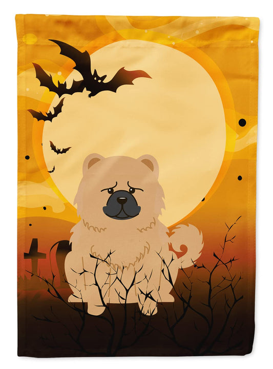 Caroline's Treasures BB4410GF Halloween Chow Chow Cream Garden Size Flag, Small, Multicolor