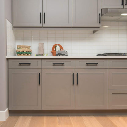 30 Pack | 5'' Cabinet Pulls Matte Black Stainless Steel Kitchen Drawer Pulls Cabinet Handles 5”Length, 3” Hole Center 🍁 All In One Marketplace Canada