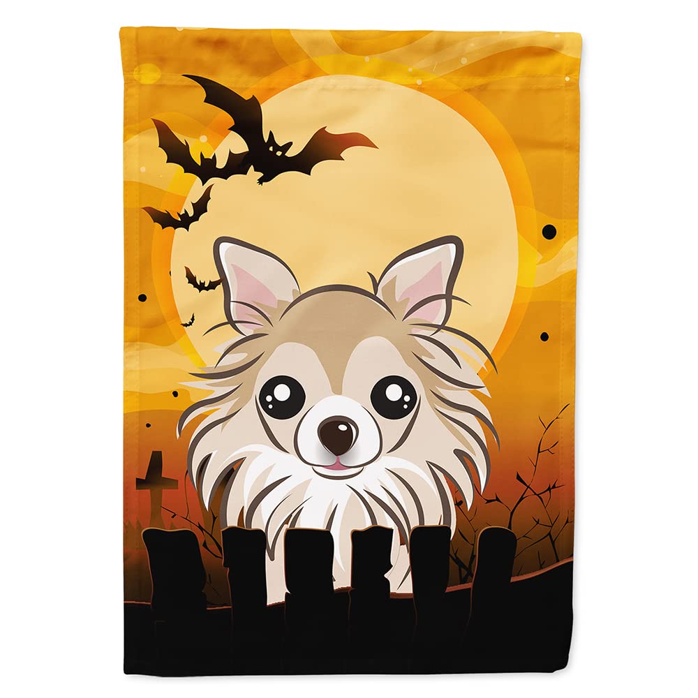 Caroline's Treasures BB1809CHF Halloween Chihuahua Canvas House Size Flag, Multicolor, Large