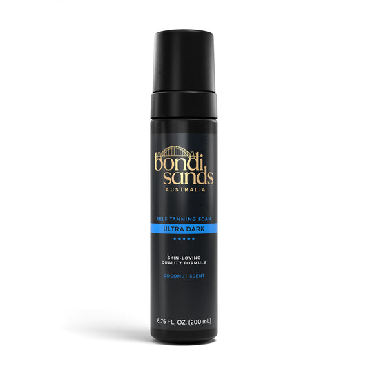 Bondi Sands Self Tanning Foam Ultra Dark| Lightweight Self-Tanner Foam Enriched with Aloe Vera | Coconut scent | suitable for all skin types | Darkest Tan | Streak-Free | Never Orange (200 mL) 🍁 All In One Marketplace Canada