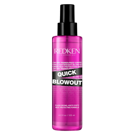 Redken Quick Blowout Heat Protection Spray for All Hair Types | Reduces blow dry time | Blowdry spray,125ml. 🍁 All In One Marketplace Canada
