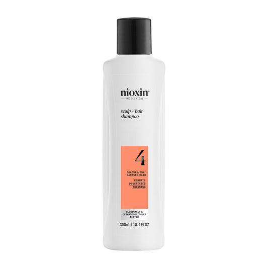 Nioxin System 4 Scalp + Hair Shampoo - Hair Thickening Shampoo For Damaged Hair with Progressed Thinning, 10 fl oz (Packaging May Vary) 🍁 All In One Marketplace Canada