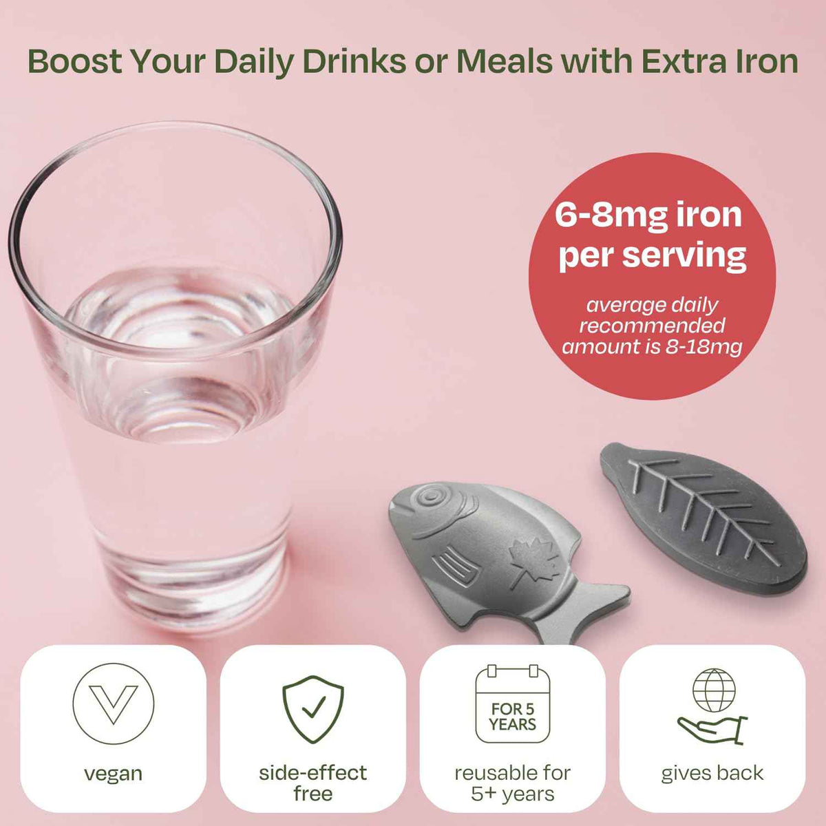The Original Lucky Iron Fish ®. An Iron Supplement Alternative to Reduce Deficiency. No Side Effects. Use once daily - 5 year supply included. Canadian-Owned. 🍁 All In One Marketplace Canada