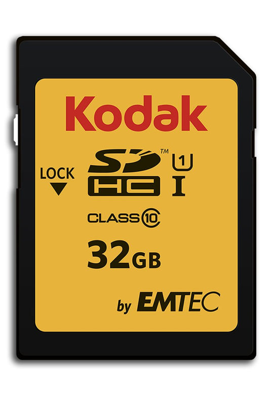 Kodak 32 GB Class 10 UHS-I U1 SDHC/XC Premium Performance Memory Card, for Full HD Video Recording and High-Resolution Pictures, Compatible with All Devices Supporting SDHC and SDXC Standards 🍁 All In One Marketplace Canada