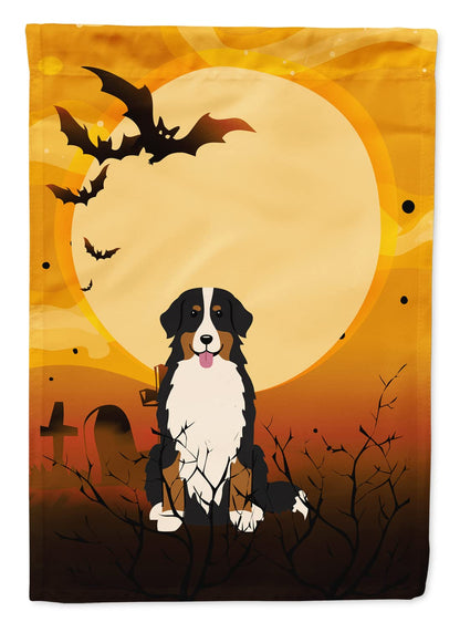 Caroline's Treasures BB4302GF Halloween Bernese Mountain Dog Flag Garden Size, Small, Multicolor