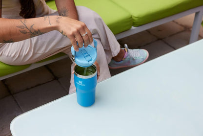 Stanley IceFlow 2.0 Flip Straw Tumbler with Handle 20 oz | Twist On Lid and Flip Up Straw | Leakproof Water Bottle | Insulated Stainless Steel | BPA-Free | Rose Quartz 🍁 All In One Marketplace Canada