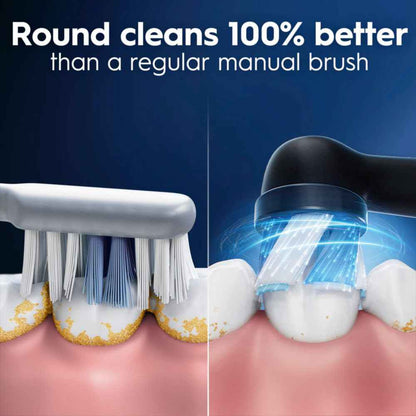 Oral-B iO Genuine Replacement Brush Heads, Black, 4ct Ultimate Clean + 1ct Gentle Care, 15 Month Supply, Compatible Exclusively with Oral-B iO Electric Toothbrushes, Not Compatible with any Other Series Including: Pro, Vitality, Smart, or Genius