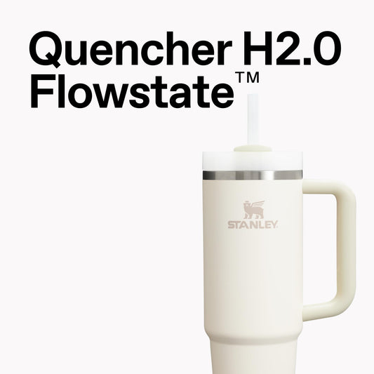 Stanley Quencher H2.0 Tumbler with Handle and Straw 40 oz | Flowstate 3-Position Lid | Cup Holder Compatible for Travel | Insulated Stainless Steel Cup | BPA-Free | Lichen 🍁 All In One Marketplace Canada