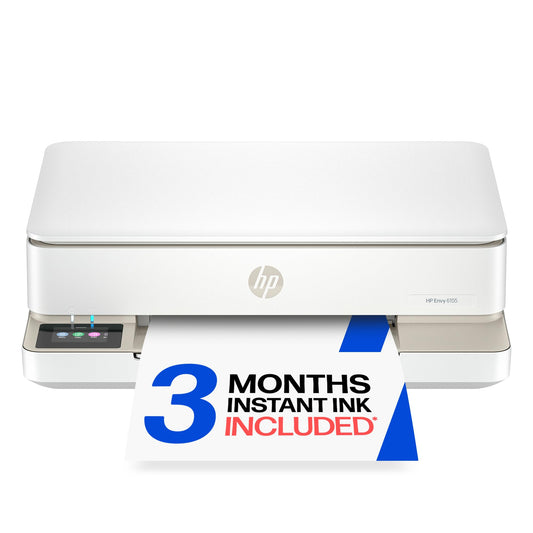 HP Envy 6155 Wireless All in One Color Inkjet Printer; Print, Scan, Copy, Duplex Printing Best-for-Home, 3 Month Trial of Instant Ink Included, AI-Capable (C2WR7A) Portobello 🍁 All In One Marketplace Canada