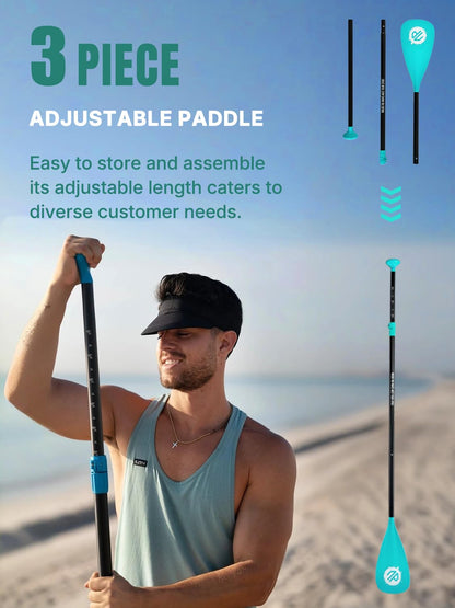 Niphean Inflatable Stand Up Paddle Board with SUP Accessories, 10'6'' All-Round Inflatable SUP, Anti-Slip EVA Deck, Inflatable Paddle Board for Adults & Youth 🍁 All In One Marketplace Canada