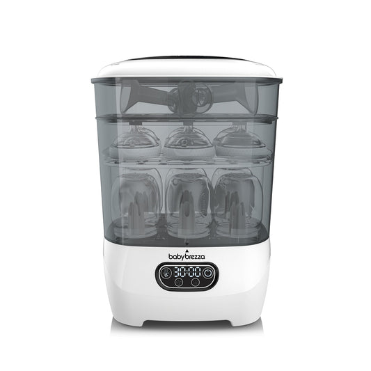 Baby Brezza Bottle Sterilizer and Dryer Advanced – 33% Faster - Largest Capacity Steam Sanitizer - Universal Sterilization Machine for All Bottles + Baby Product Parts - HEPA Air Filter 🍁 All In One Marketplace Canada