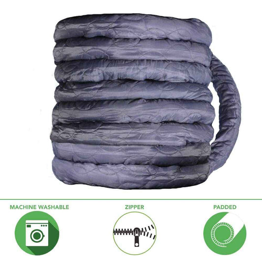 OVO Universal Padded Hose Cover, Fits All 30 to 32 ft Central Vacuum Hose, Machine Washable, Easy to Install with Zipper 🍁 All In One Marketplace Canada
