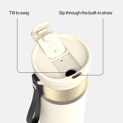 Contigo DualSip 24 oz Water Bottle w/Carry Strap & 2-Way Lid (Drink from Straw or Spout) | Vacuum-Insulated Stainless Steel for Cold Drinks | 100% Leakproof | BPA & Lead-Free | Dishwasher Safe 🍁 All In One Marketplace Canada