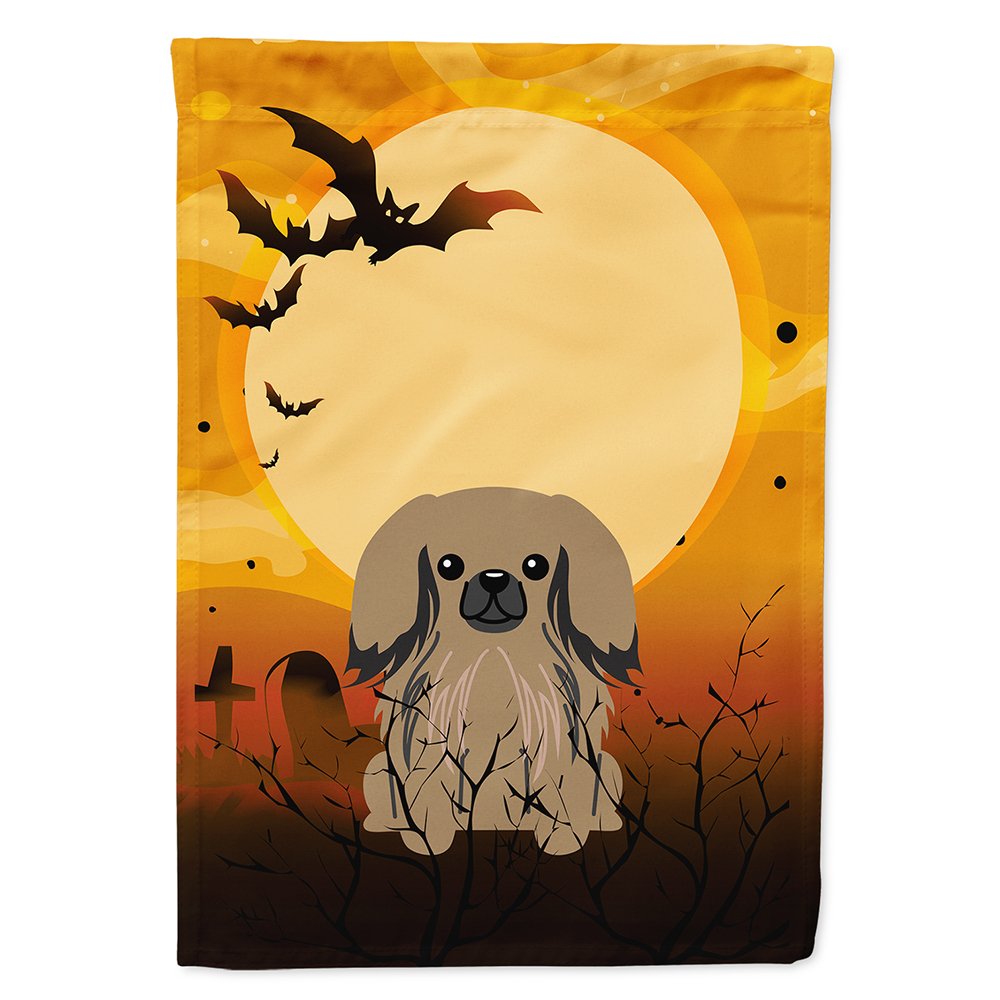 Caroline's Treasures BB4368CHF Halloween Pekingnese Tan Flag Canvas House Size, Large, Multicolor