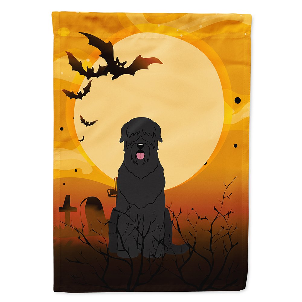 Caroline's Treasures BB4292CHF Halloween Black Russian Terrier Flag Canvas House Size, Large, Multicolor