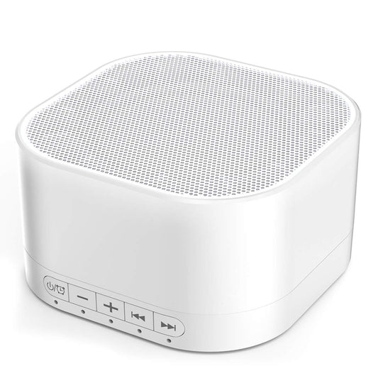 Magicteam Sleep Sound White Noise Machine with 20 Natural Soothing Sounds and Memory Function 32 Levels of Volume Powered by AC or USB and Sleep Timer Sound Therapy for Baby Kids Adults (White) 🍁 All In One Marketplace Canada