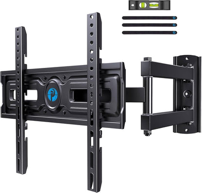 Pipishell Full Motion TV Wall Mount for 26-65 Inch TVs up to 77 lbs, Height Adjustable Corner Wall Mount Bracket with Articulating Arm, Swivel Extension Tilt, Max VESA 400x400mm, PIMF9 🍁 All In One Marketplace Canada