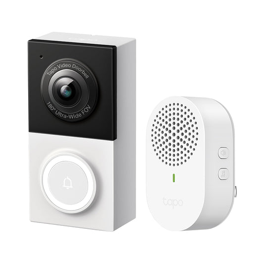 Tapo TP-Link Smart Video Doorbell Camera Wired, 2K 5MP, Color Night Vision, 180° Ultra-Wide FOV, 2-Way Audio, Free AI Detection, Cloud & SD Card Storage, Works w/Alexa & Google Home, D130 🍁 All In One Marketplace Canada