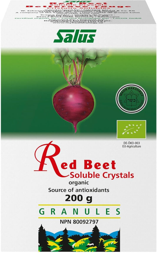 Salus Red Beet Crystals | Red Beet Extract Supports Healthy Blood Pressure and Circulation | Boosts and Improves Athletic Performance | Organic Source of Antioxidants
