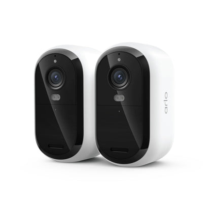 Arlo Essential Security Camera 2K (3rd Gen, 2025 Release) - Wireless Outdoor Camera, Battery Power, Person Recognition, Package Detection, Animated Preview, 1-Month Trial of Secure Plan, 2 Cam, White 🍁 All In One Marketplace Canada