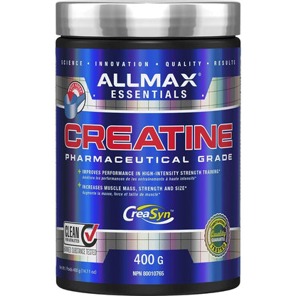 ALLMAX Creatine Monohydrate Powder, Micronized, Unflavored, 400 g 🍁 All In One Marketplace Canada