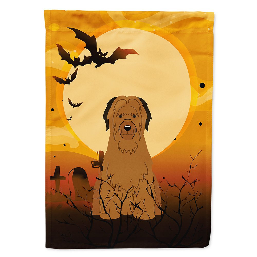 Caroline's Treasures BB4348CHF Halloween Briard Brown Flag Canvas House Size, Large, Multicolor