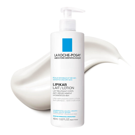 La Roche-Posay Body Lotion, Lipikar Body Lotion Daily Repair Moisturizing Lotion with Shea Butter and Glycerin, Fragrance Free, Paraben Free, 400mL 🍁 All In One Marketplace Canada