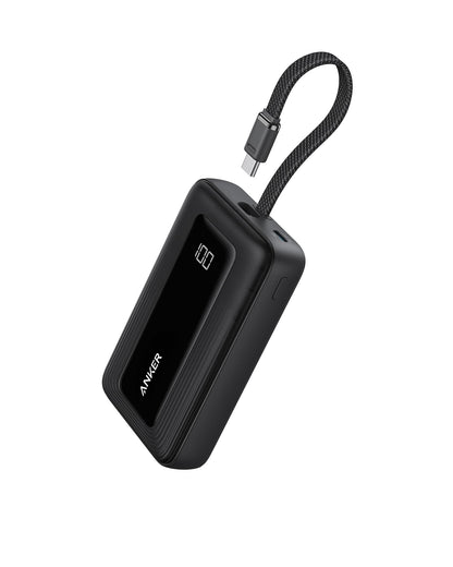 Anker Zolo Power Bank (2025 Upgraded Version), 20,000mAh 30W High-Speed Portable Charger with Built-in USB-C Cable, Battery Pack for iPhone 17/16 / 15 Series, Galaxy, and More (20000, Amp Hours) 🍁 All In One Marketplace Canada