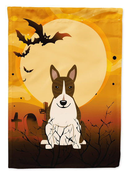 Caroline's Treasures BB4402GF Halloween Bull Terrier Dark Brindle Garden Size Flag, Small, Multicolor