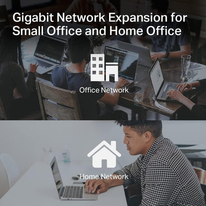 TP-Link TL-SG108 | 8 Port Gigabit Unmanaged Ethernet Network Switch, Ethernet Splitter | Plug & Play | Fanless Metal Design | Shielded Ports | Traffic Optimization | Limited Lifetime Protection 🍁 All In One Marketplace Canada