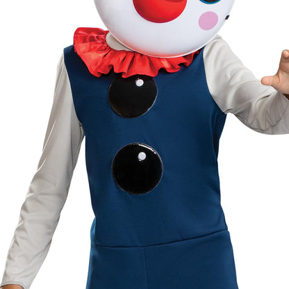 Clowny Kids Costume, Official Piggy Halloween Costume with Mask, Child Size (10-12)