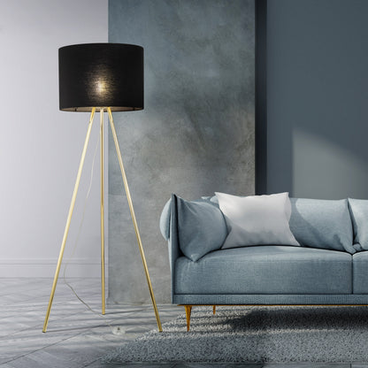 UMBERTO Black Modern  Floor Lamp  (Clearance) - AURABAGS SHOP