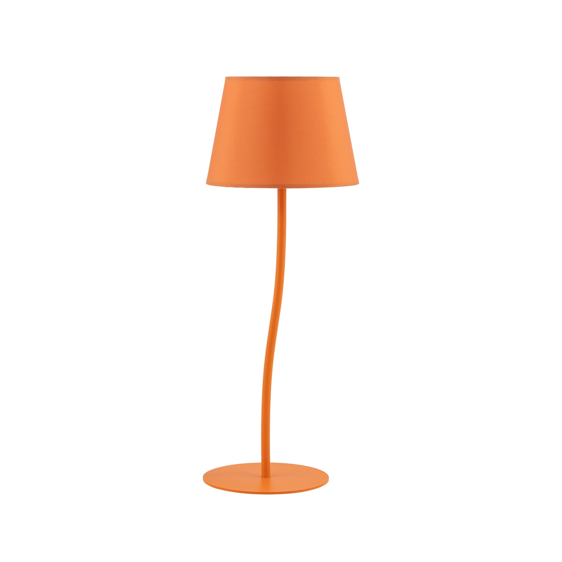 NICOLA Orange Mid-Century Modern Night Lamp for Bedroom, Living Room & Office – Retro Accent Lighting - AURABAGS SHOP
