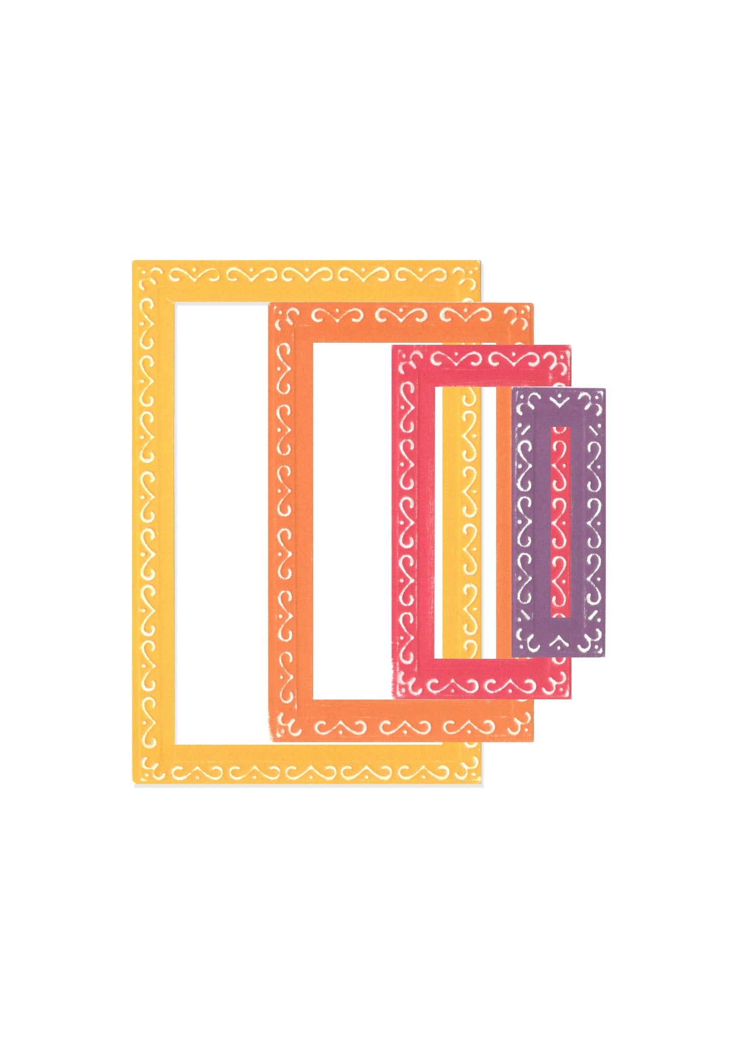 Sizzix Framelits Die Set 9PK Fanciful Framelits Renee Deco Rectangles by Stacey