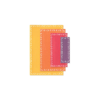 Sizzix Framelits Die Set 9PK Fanciful Framelits Renee Deco Rectangles by Stacey