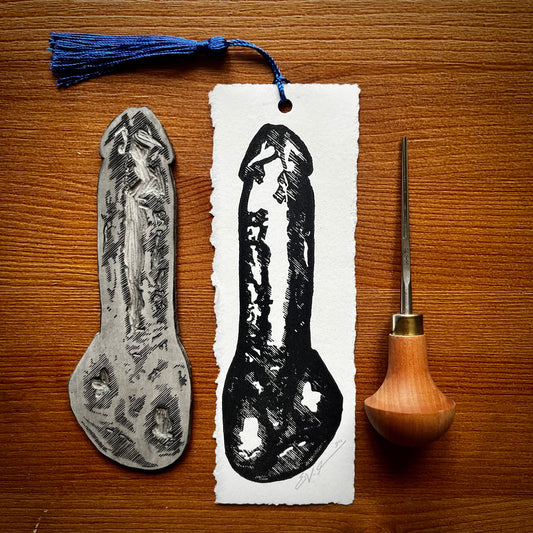 Good Boy Bookmark No. 1 | LINOCUT PRINT