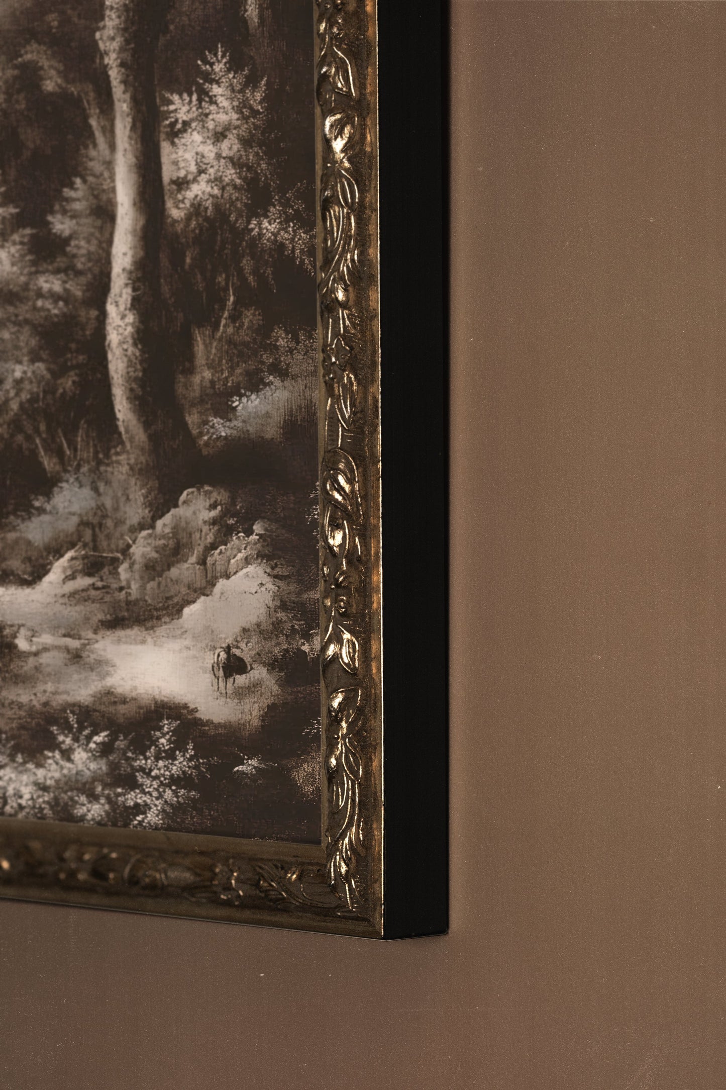 FORÊT OUBLIÉE, CADRE VINTAGE ARGENT