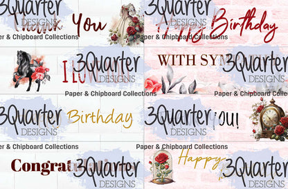 Spellbound Rose 6x4 Card Pack