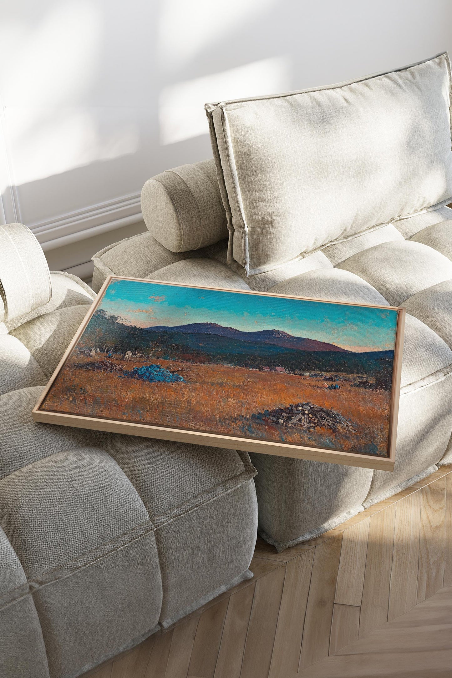 EVENING HARVEST, Oeuvre sur toile étirée