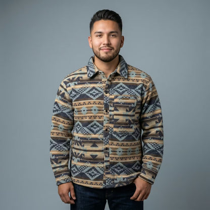 Blue and Cream Grand Canyon Jacket (Unisex)