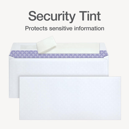Oxford Envelopes, #10 Business Size, Security Tint, Peel & Seal Closure, 24 lb White Paper, Privacy Protection for Checks & Invoices, 500-Pack for Office or Home Mailing 🍁 All In One Marketplace Canada