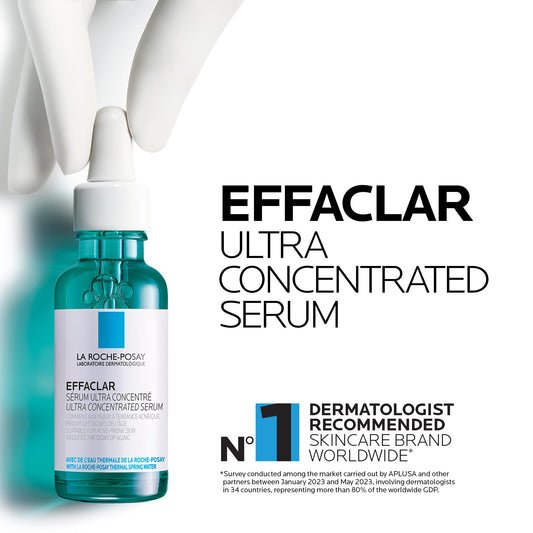 La Roche Posay Glycolic Acid Face Serum with Niacinamide & Salicylic Acid. Effaclar Ultra Concentrated Exfoliating Serum, Acne-Prone & Mature Skin, Recommended by Dermatologists, 30mL 🍁 All In One Marketplace Canada